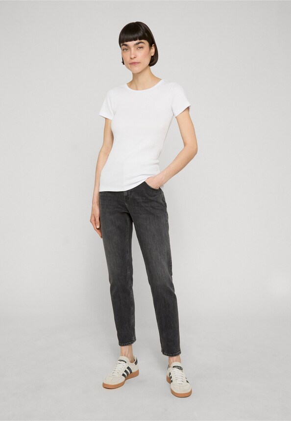 Ladies Rib Slim Tee 2-Pack-2