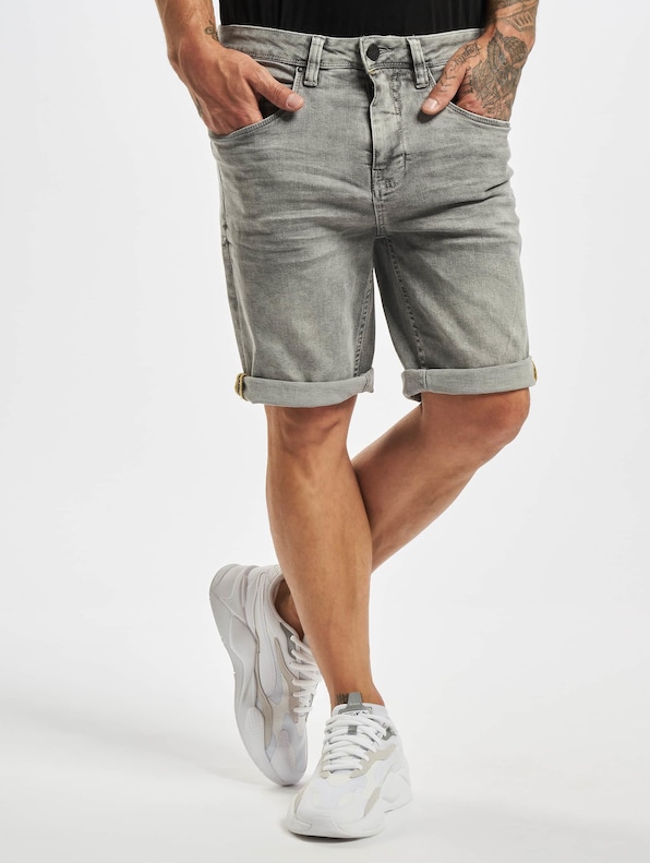 Sublevel Bermuda Shorts Grey Denim-2