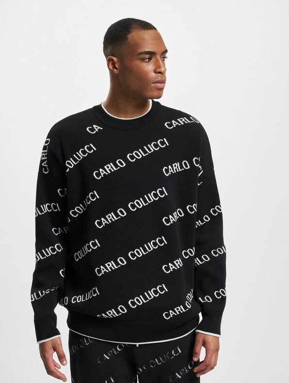 Carlo Colucci Allover Logo Pullover-2