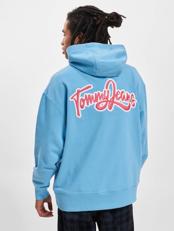 Tommy Jeans Tommy | College Pop DEFSHOP 29678 Rlx Jeans Text Hoodie 