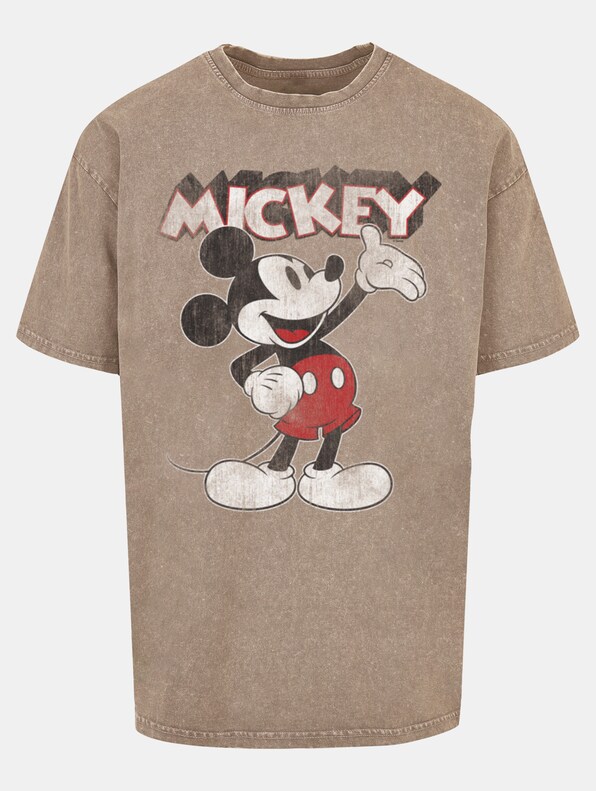 Mickey Mouse - Presents Acid Washed Oversized -2