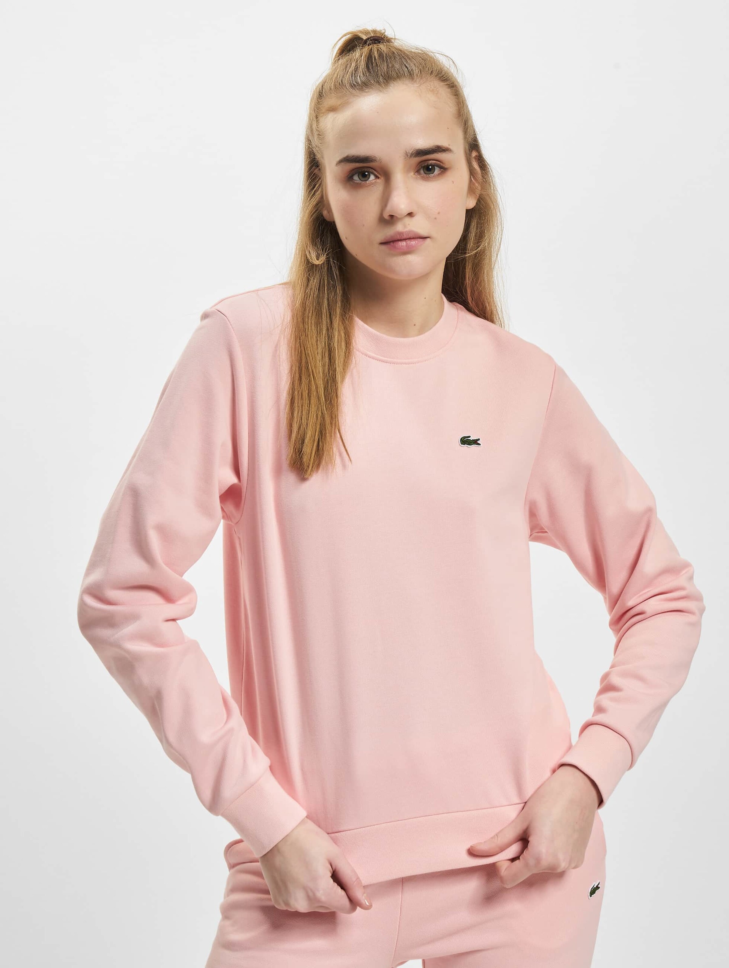 Lacoste sweatshirt online pink