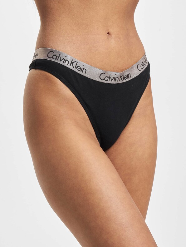 Plus Size Calvin Klein 3-Pack Thong, Rainer Stripe/Royalty/Mint