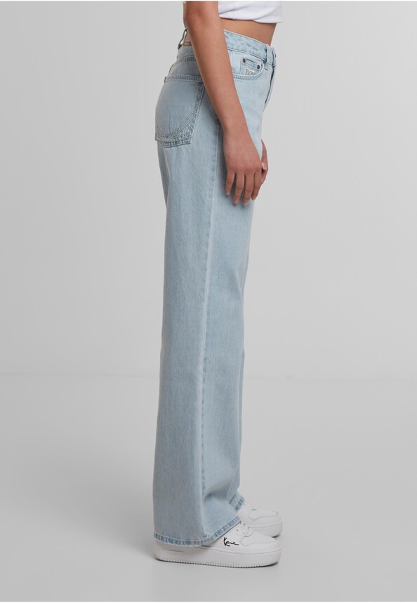 Signature K Straight Leg Denim bleached-3