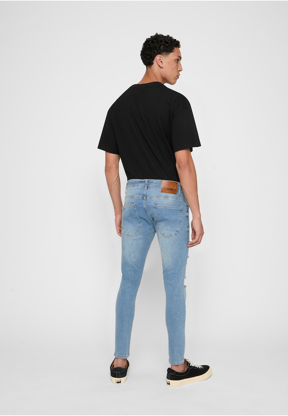 2Y Destroyed Cropped Skinny Fit Denim-3