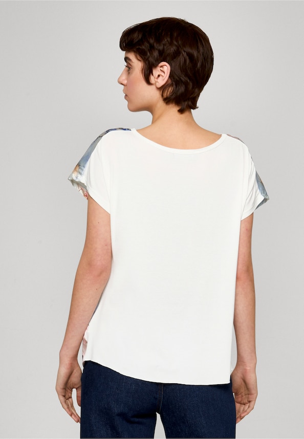 Cloud5ive T-SHIRT ABSTRUSED PRINT MATERIAL MIX-1