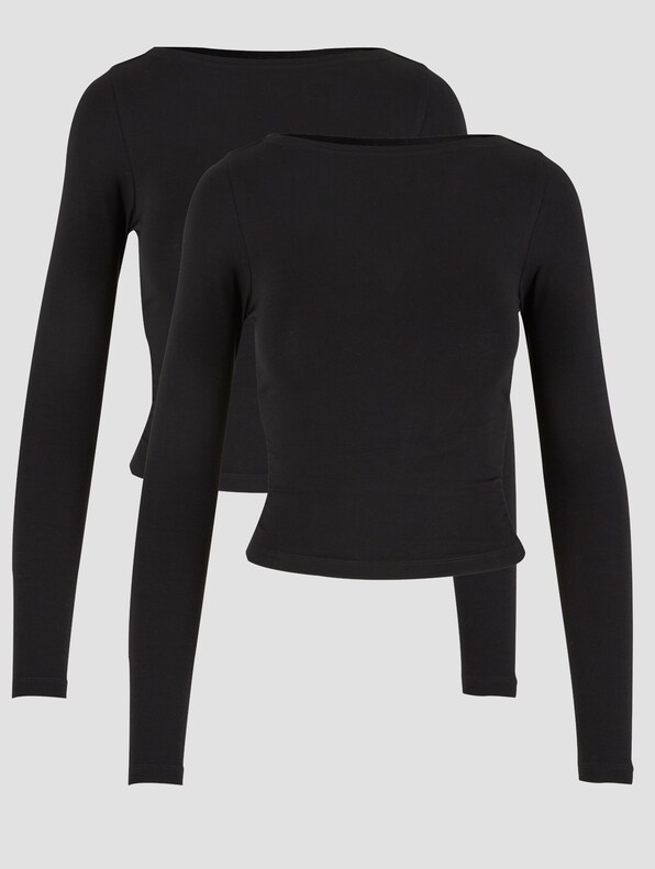 Ladies Ruffled Super Slim 2 Pack-3