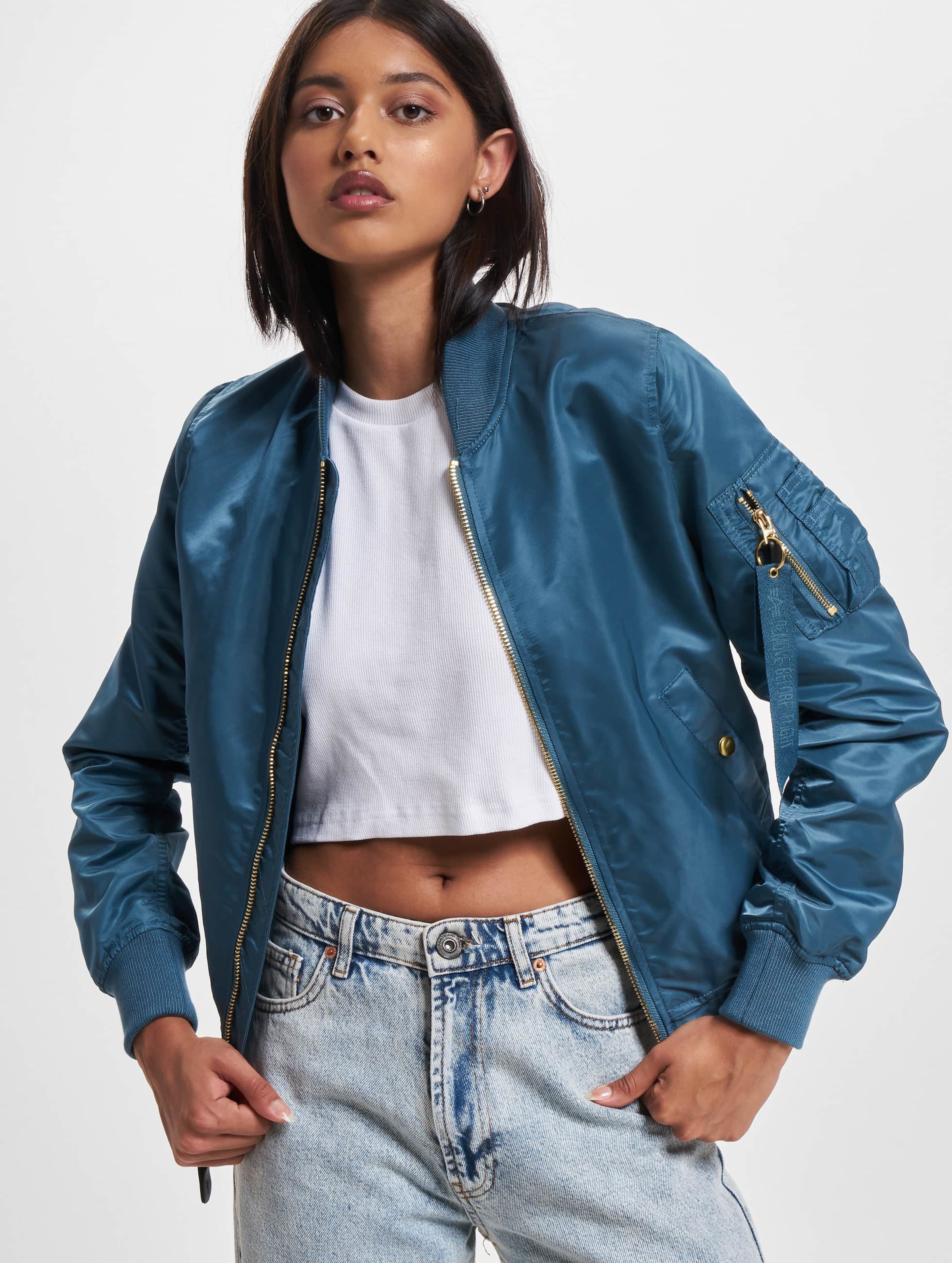 Alpha industries hotsell blue bomber