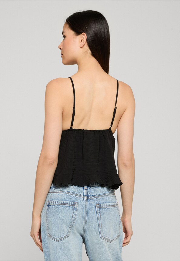 Ladies Ruffled Structured -1