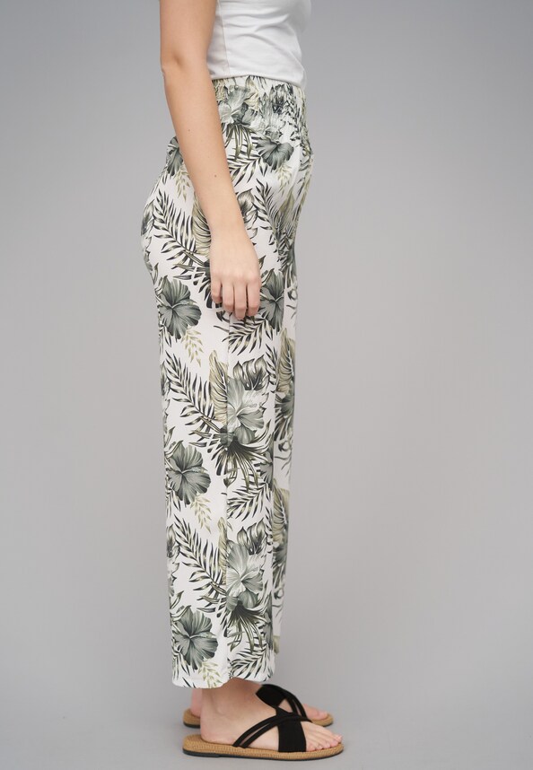 Wide Summer Pant Plam AOP-3