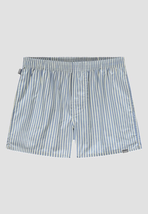 Pocketless Ice Blue Striped-0