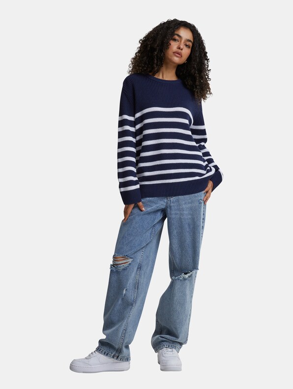 Ladies Rib Striped-2