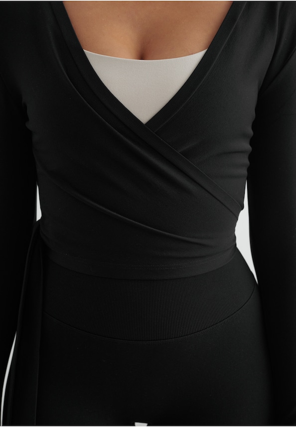 Shape Seamless Wrap Long Sleeve-5