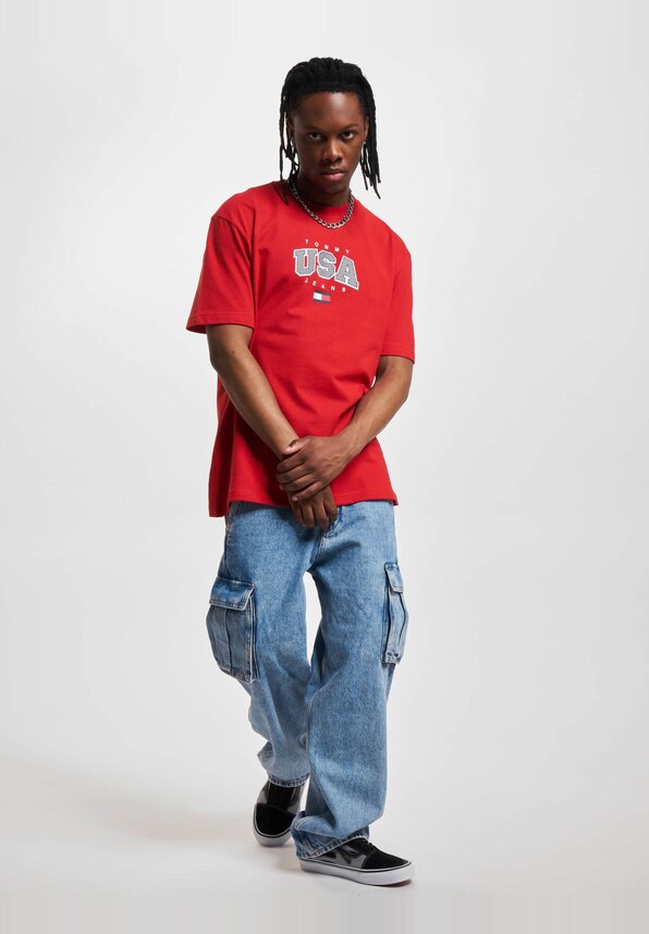 Tommy Jeans Clsc Modern Sport Usa T-Shirt-5