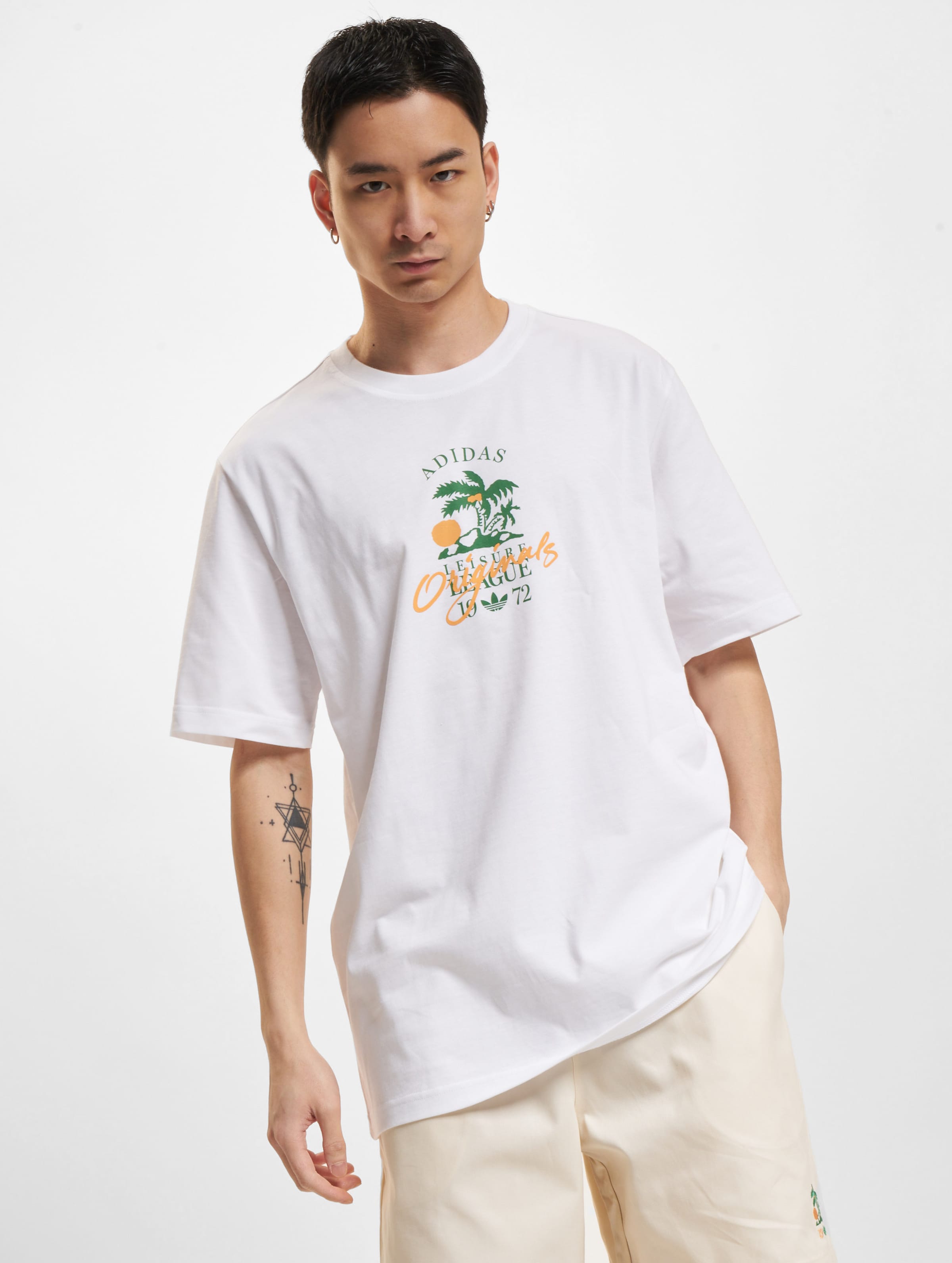 adidas Originals OLL Logo T-Shirts Mannen op kleur wit, Maat L