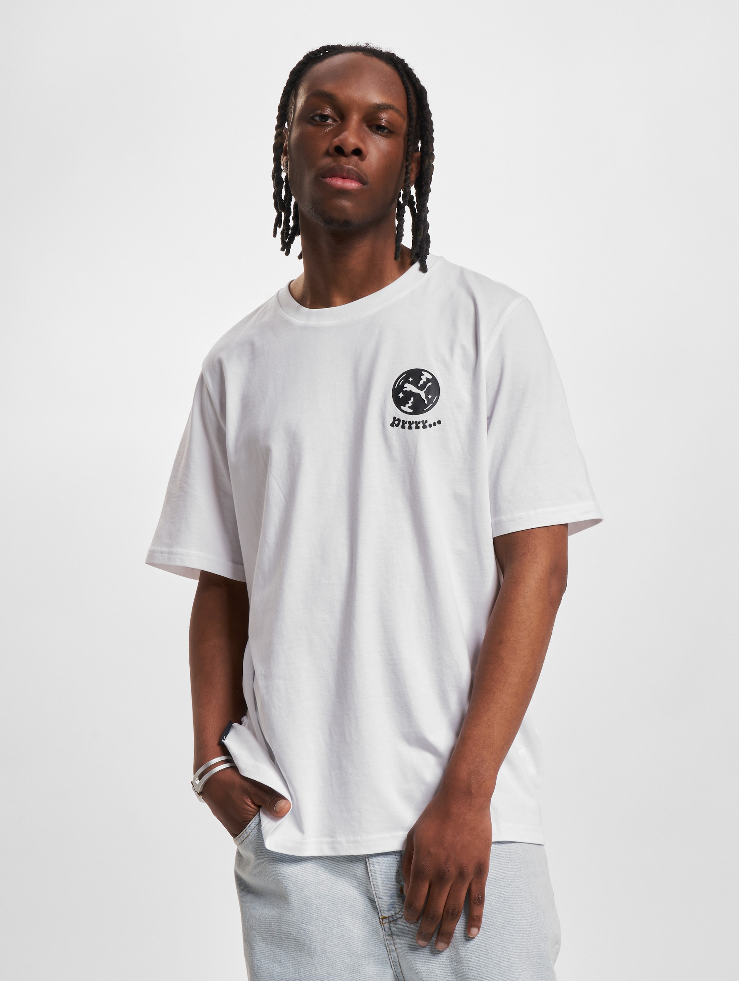 Puma Graphics Sound Of Tee T-Shirts Mannen op kleur wit, Maat XL