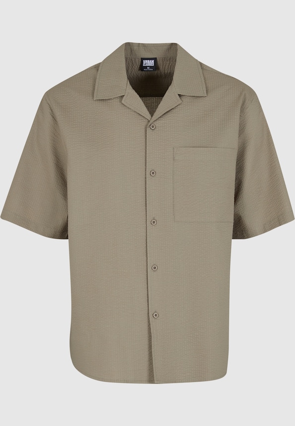 Relaxed Seersucker Short Sleeve-4