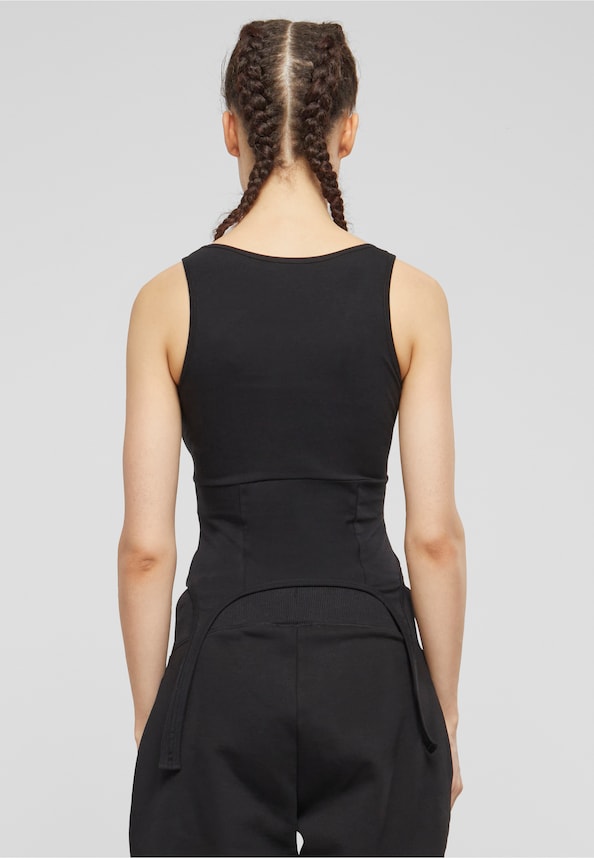 KW241-002-1 Karl Kani KK Og Corset Strap Top-1