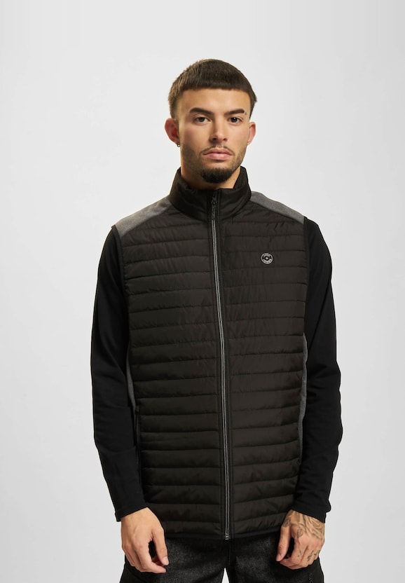Jack & Jones Multi Bodywarmer Collar Vest-1
