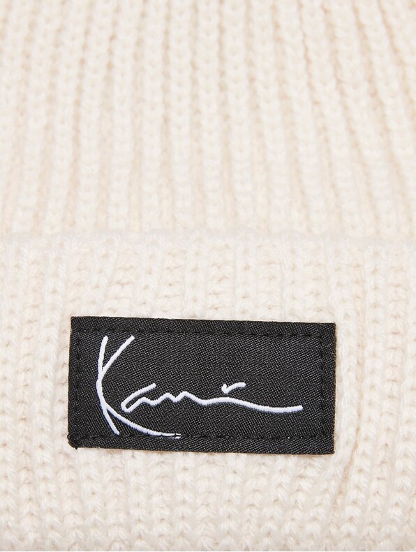 KA223-008-8 Signature Fisherman Beanie off white-2