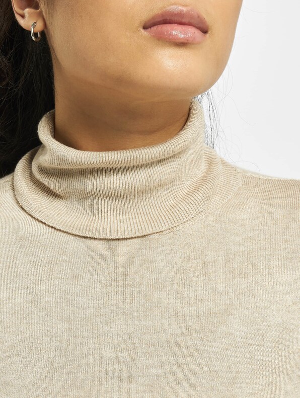 Only onlVenice Rollneck Noos Pullover Whitecap Gray/Detail-3