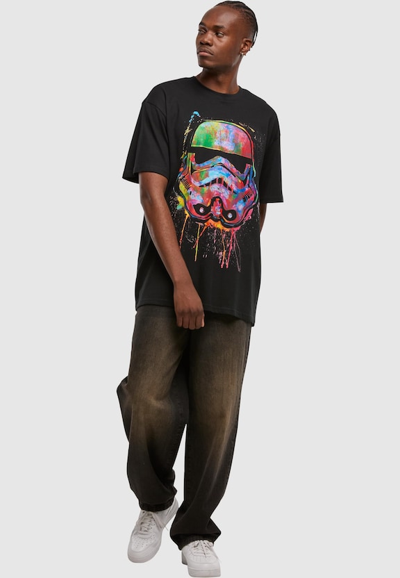 Stormtrooper  Paint Splats with Heavy Oversize Tee-3