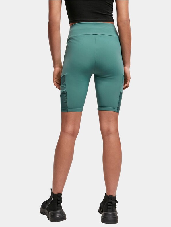 Ladies High Waist Tech Mesh Cycle -1