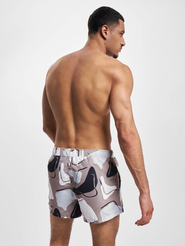 Todd Abstract Swim Trunks-1