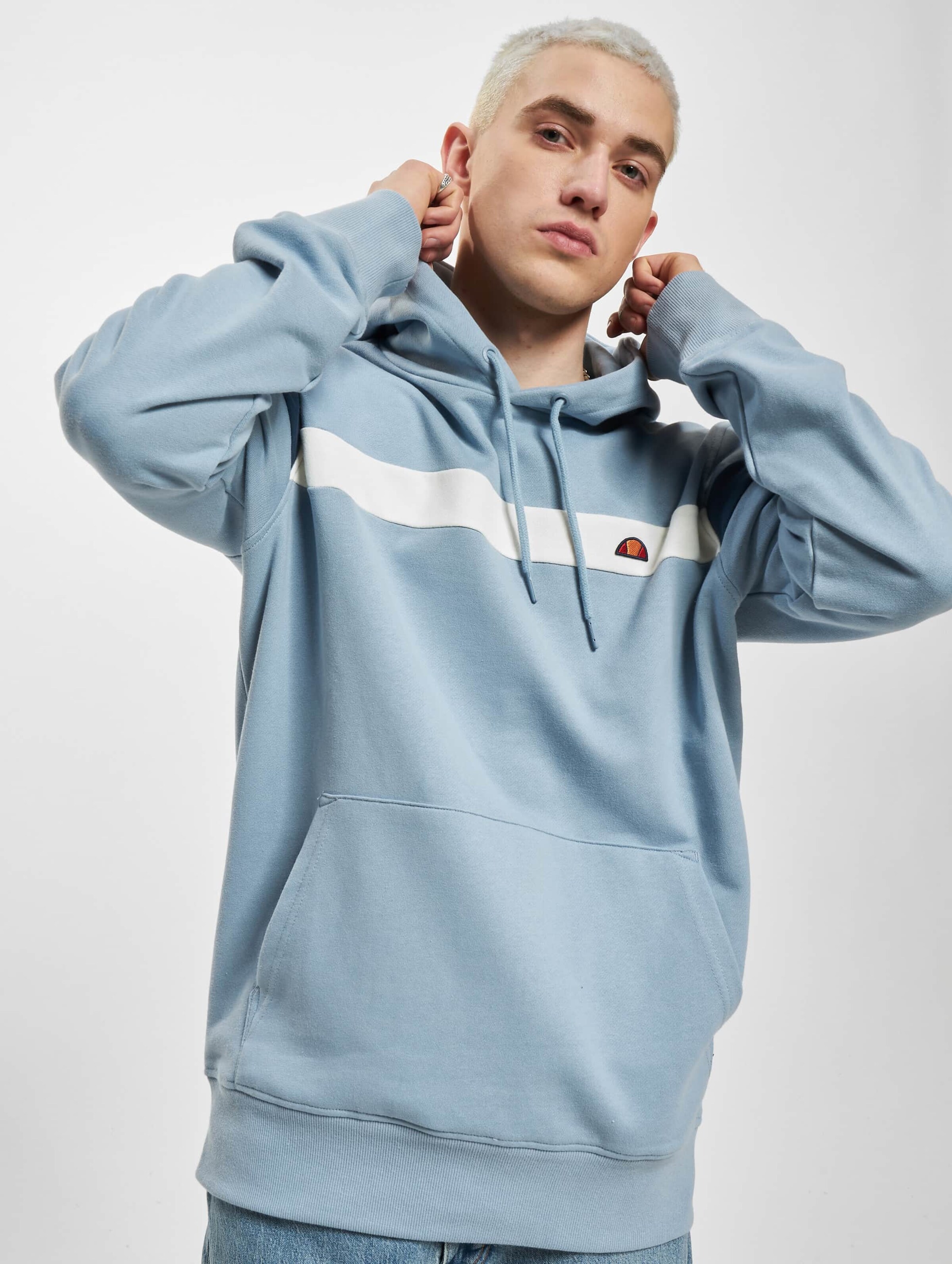 Ellesse light blue outlet hoodie