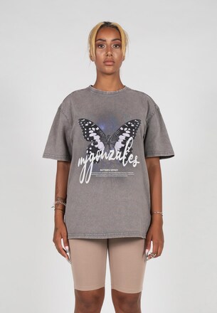 Ladies Basic V.7 Acid Washed Heavy Oversized Tee