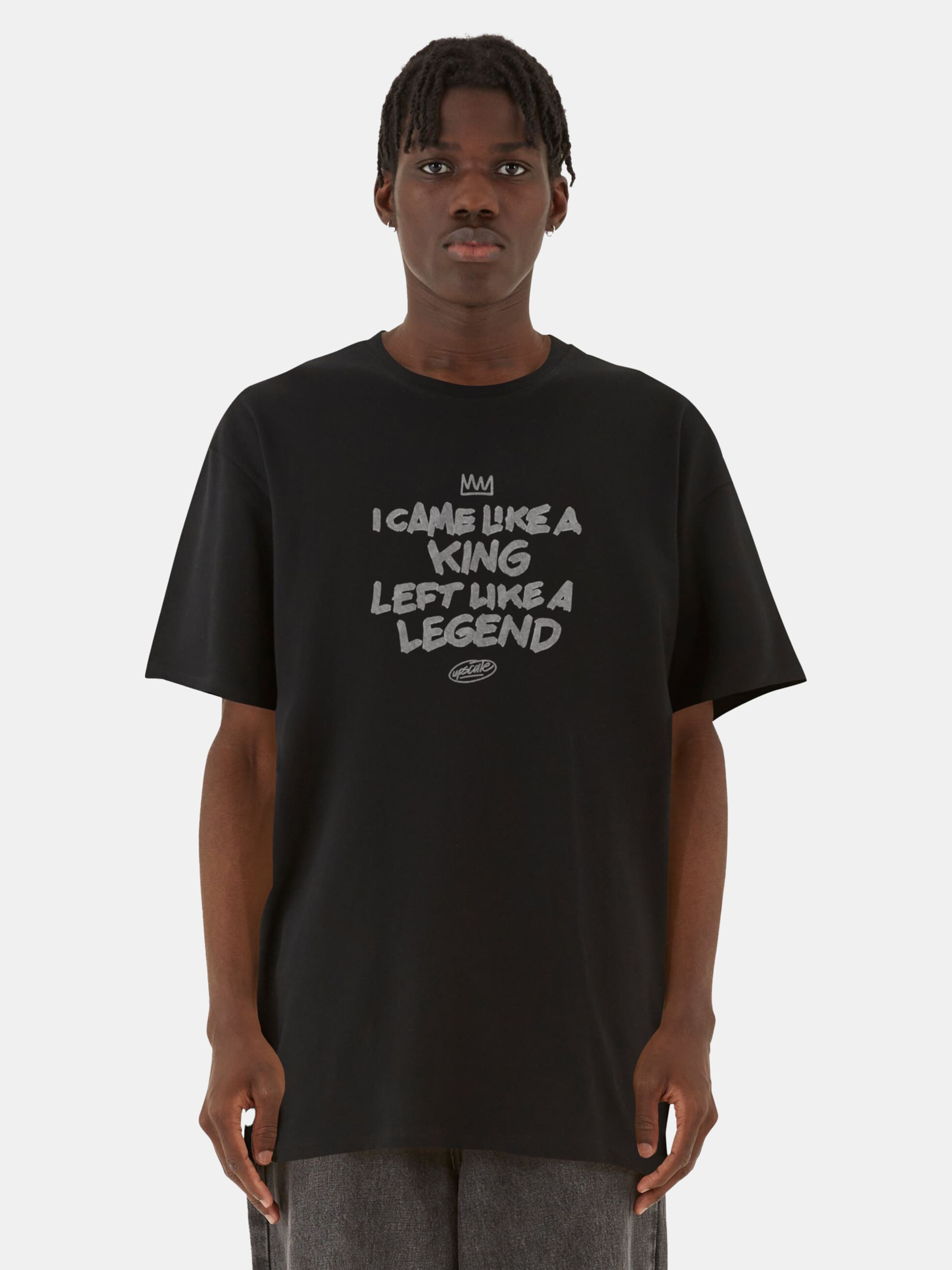 Mister Tee Upscale Like A Legend Oversize T-Shirts Männer,Unisex op kleur zwart, Maat XXL