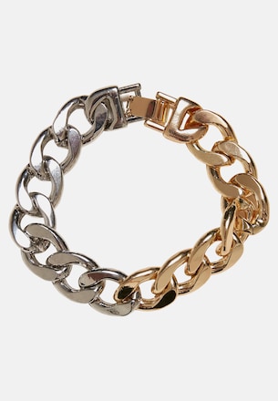 Heavy Two-Tone Bracelet