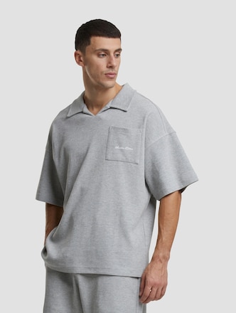 Another Cotton Lab Another Waffle Oversized Polo Shirt