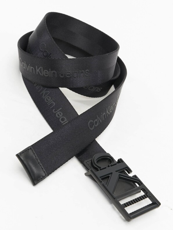 Calvin Klein Men's Monogram Buckle Belt