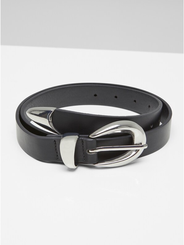 Chunky Buckle Loop Synthetic Leather-0