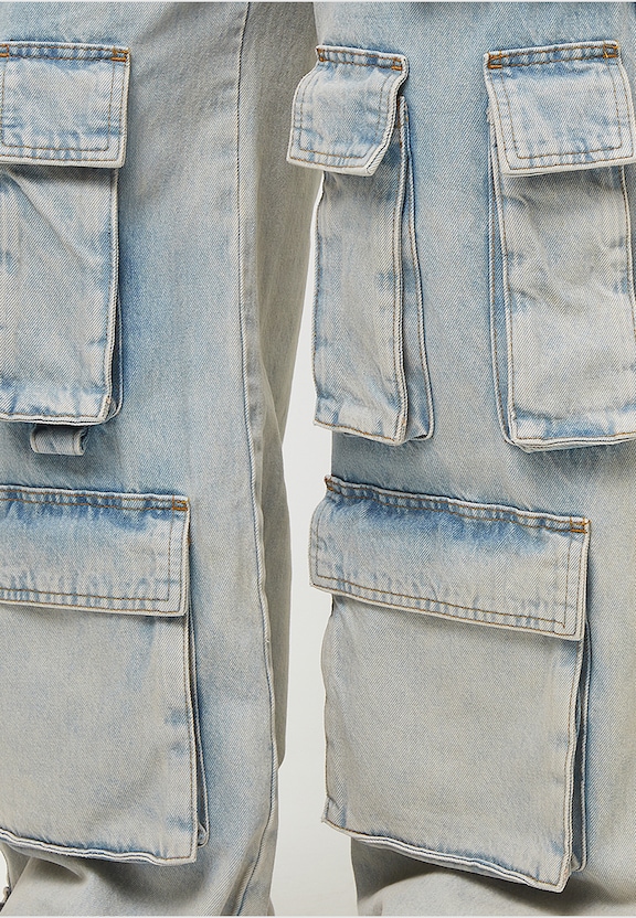 Celina High Waist Cargo Jeans-5