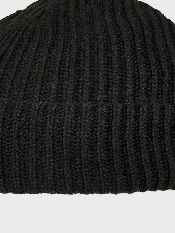 Build Your Brand Recycled Yarn Fisherman beanie-2