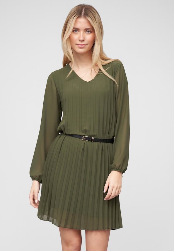 Cloud 5ive Pleated Dress with belt-0