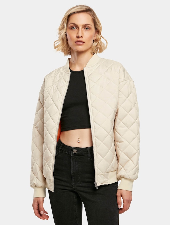 Ladies Oversized Diamond Quilted-0