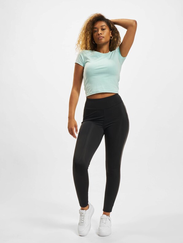 Ladies Highwaist Shiny Stripe-5