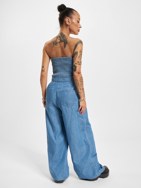 Only Akia Bea Denim Jumpsuits-1