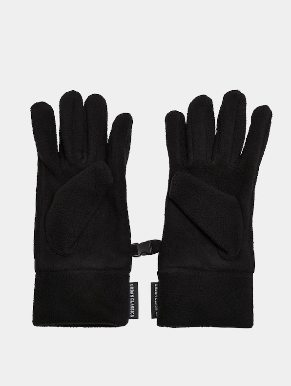Fleece Winter Set Gloves Scarf -4