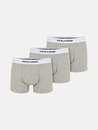 PEGADOR Camino Single Logo 3 Pack Boxershorts