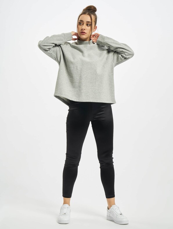 Urban Classics Ladies Oversized High Neck Crew Pullover-4