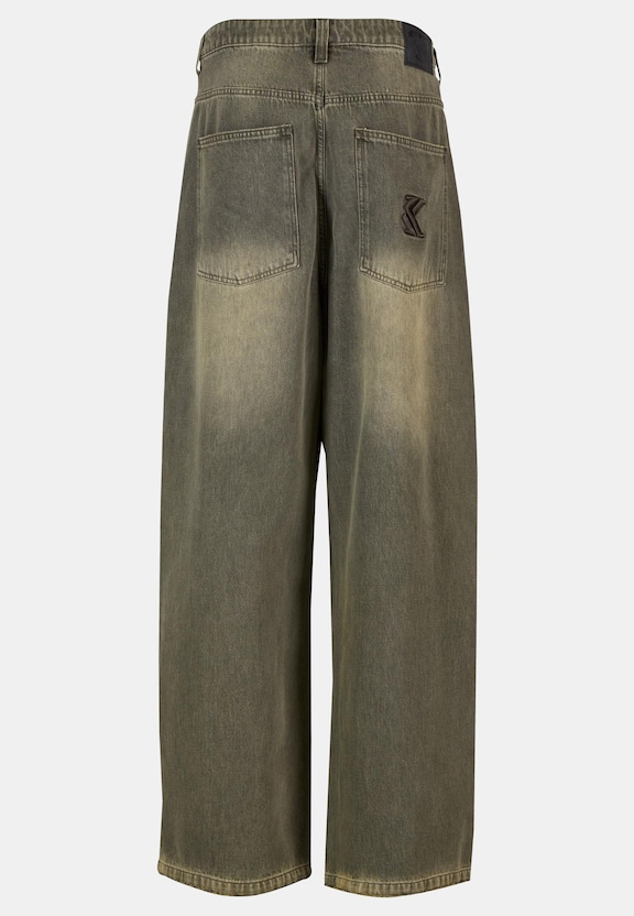 OG Washed Wavy Seams Denim -4