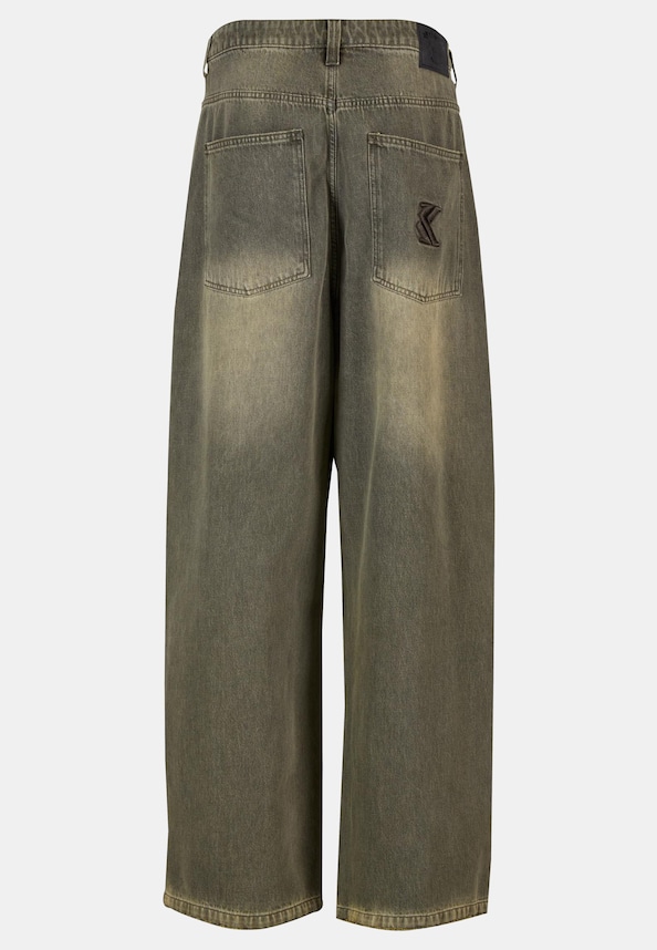 OG Washed Wavy Seams Denim -4