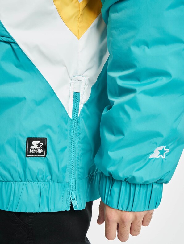 Color Block Half Zip Retro-4