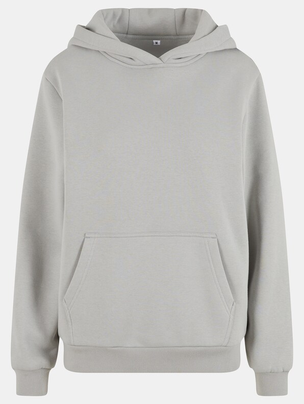 Build Your Brand Ladies Fluffy Hoody-3