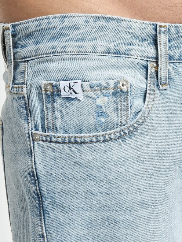 Calvin Klein 90s Crop Straight Fit Jeans Denim Light-4