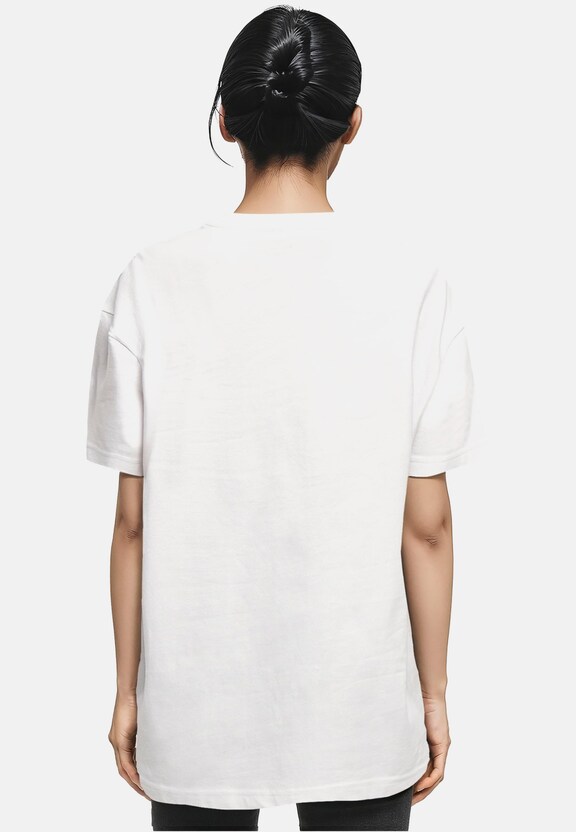 Mister Tee Ladies Ufo Pizza Oversized Boyfriend Tee-1